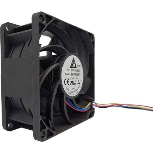 New 48V 80mm 8cm Powerful High Speed CFM Axial Server Cooling Fan,Delta THD0848ME DC48V 1.6A 8038 80X80X38mm Powerful Cooler