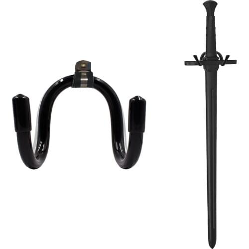 Sword Display Stand Sword Wall Mount Vertical Sword Foils Wall Hanger - W Type