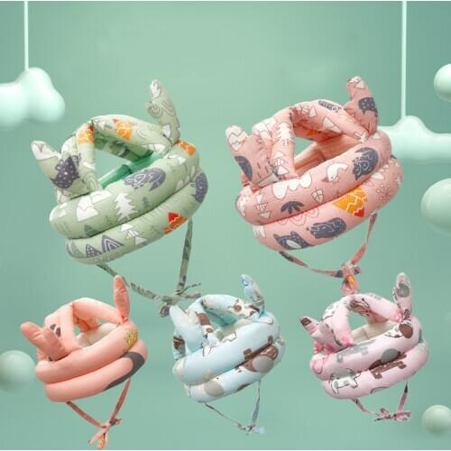Toddler Infant Safety Helmet Baby Hat Helmets Learn to Walk Hat Baby Protective Play Helmet Soft Comfortable Harnesses Cap