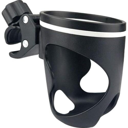 Trolley Cup Holder Universal Stroller Cup Holder Clip On Phone Baby Bottle Organizer 360-Degree Rotation For Most Cup Bottle