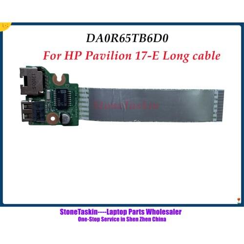 StoneTaskin High quality DA0R65TB6D0 For HP Pavilion 14-E 15-E 17-E Series USB Connector Board with Cable 100% Tested