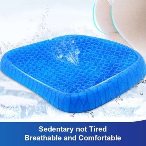 1 PCS Summer Cushion Breathable Office Sedentary Honeycomb Gel Cool And Cold Car Egg Ice Chair Accessories