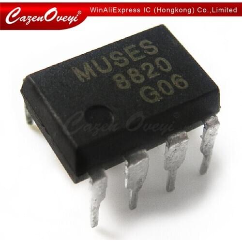 1pcs/lot MUSES8820 MUSES 8820 DIP-8 In Stock