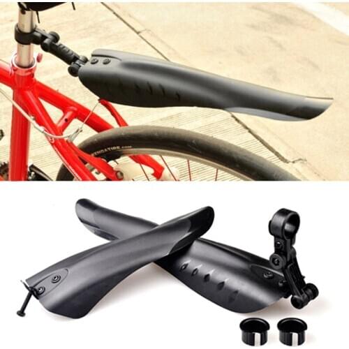 2Pcs Bicycle Front Rear Mudguard Road MTB Tire Fenders Bike Road Cycling Fix Gear Accessories Riding Equipment Bicycle Parts