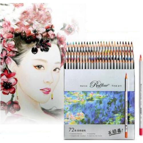 24/36/48/72pcs MARCO Colored Penci Professional painting Coloring Lead-free Oily Color Pencils Set Lapis De Cor Artist Supplies