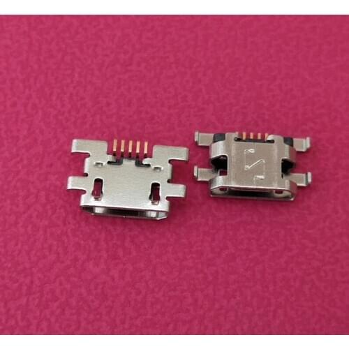 50pcs Mini micro USB jack charging connector dock port socket power plug Replacement Repair Part For lenovo Vibe C2 k10A40 K10