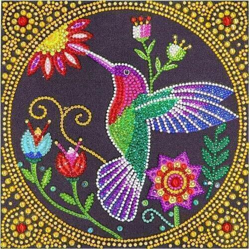 5D DIY diamond painting animal bird cross stitch kit mosaic diamond embroidery special-shaped diamond home decoration gift