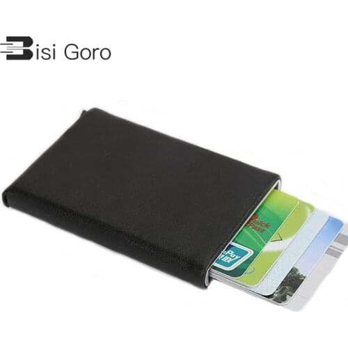 BISI GORO 2021 New Arrival Men Women Fashion Card Holder Casual Pull Card Holder Creative casual Purse Colorful Thin Mini Wallet