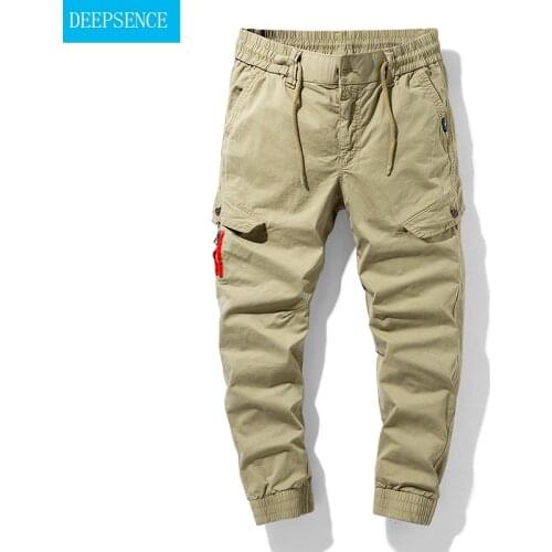 Summer Thin Stretch Pants Big Mens Trousers Casual Pants Mens Tooling 2021 New Elastic Band Overalls for Men