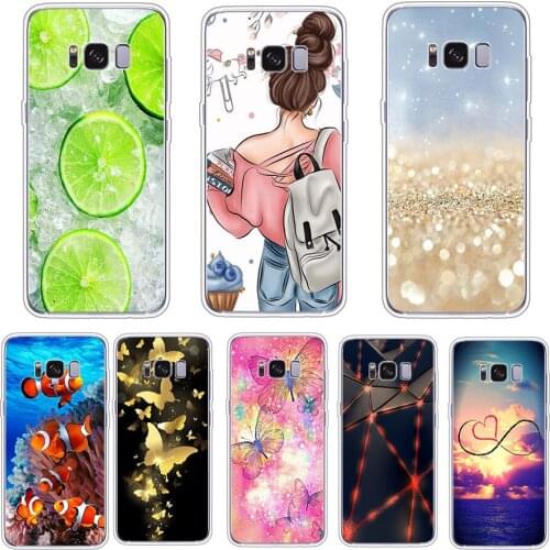 For Samsung S 8 S8 Case Back Cover for Samsung Galaxy S8 Plus Case Cover Soft TPU Silicone Fundas Coque For SamsungS8 Phone Case