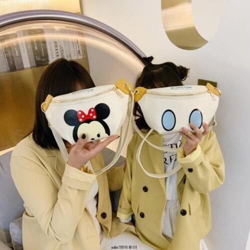 Disney Mickey Mouse Children Shoulder Bag For Girl Boy Fashion Kids Bags Flaps Coins bag Cross Bag Cute Mickey Small Handbag