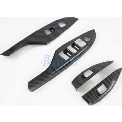 For Toyota Sienna 2015 2016 2017 2018 Interior Door Armrest Window Glass Lift Switch Cover Panel Trim Car Styling Accessories