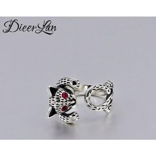 Hot Sale Charming Romantic Cat Rings for Women Men Jewelry Adjustable Size Rings Christmas Gift Dropship 2021