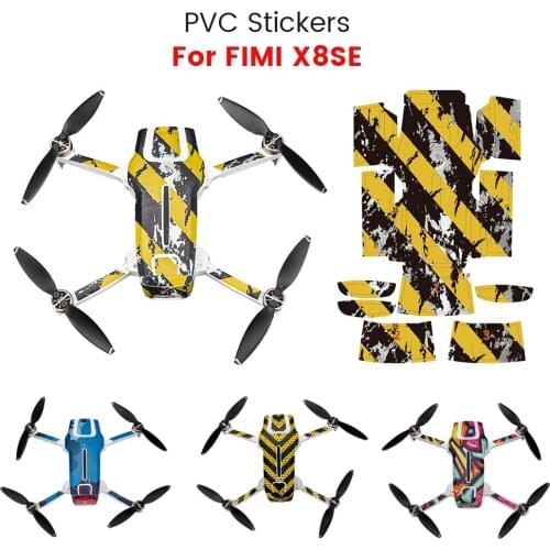 Fimi X8 Mini PVC Sticker Camera Drone Body Battery Number Camouflage Colorful Skin for Fimi X8 SE Mini Drone Accessories