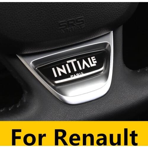 Sticker Of Steering Wheel Interior Decoration For Renault Megane 2 3 4 Captur Clio Scenic Koleos Kadjar QM5 QM6 Car Accessories