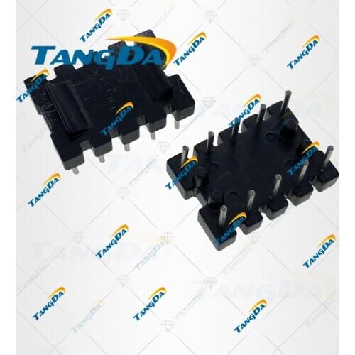 TANGDA bobbin base holder 24*17 5+5pin 10p transformer Common mode Choke Ferrite bead Inductor phenolic Ferrite cores skeleton A