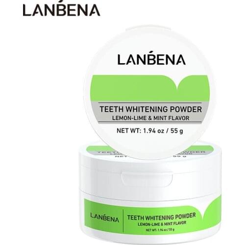 Teeth Whitening Powder Tangy Lemon Lime Hygiene Dental Tooth Cleaning Home Bleaching Safe Protect Teeth Bright Oral Care