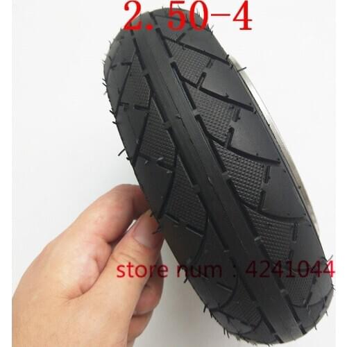 Size 2.80/2.50-4 inner and outer tyre with hub/rim 2.80/2.50-4 electric tricycle electric skateboard wheel tyre