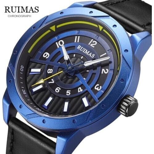 RUIMAS Mens Watch Top Brand Luxury Military Sport Watch Men Automatic Date Wrist Watch waterproof quartz clock Relogio Masculino
