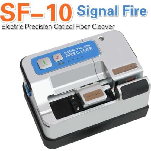 Signal Fire SF-10 Electric Precision Optical Fiber Cleaver FTTH fiber optic cleaver SF-10 electric fiber optic cleaver