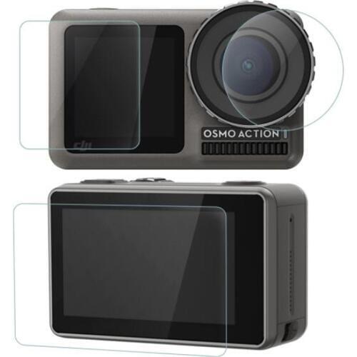 Tempered Glass Lens LCD Screen Protector Film Protective Full Cover For DJI Osmo Action Sport Camera Protection Guard Accessory