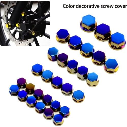 30PCS motorcycle modeling plating nut decorative screw cap FOR Honda CB400 CB500F CB500X CB600 CB600F CB650F CBR190 CB1000
