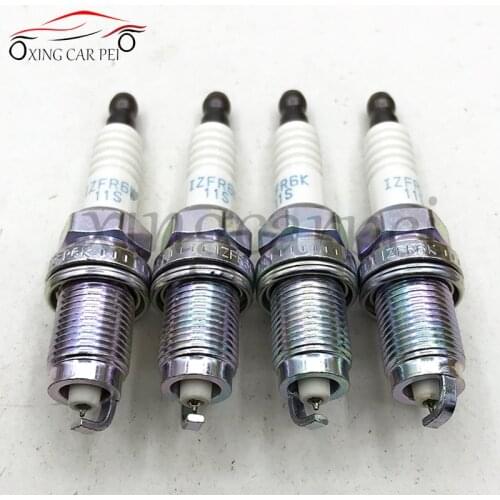 4pcs 9807B-561BW IZFR6K11S Iridium Spark Plug for Honda CIVIC VIII 1.8 CR-V III 2.0 FR-V 1.8 IZFR6K-11S 9807B561BW