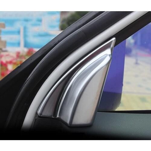 ABS Chrome For Mazda CX-5 CX5 2013 2014 2015 2016 Accessories Car interior A-pillar Speaker horn ring Cover Trim Car Styling