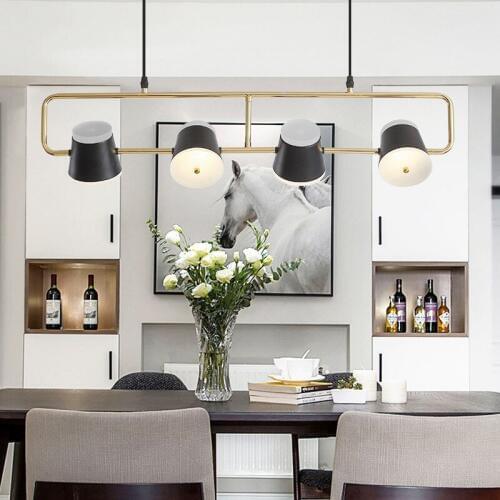 Nordic Style Acrylic Led Pendant Lamp Furniture Personality Creative Light Bedroom Modern Simple Restaurant Living Room