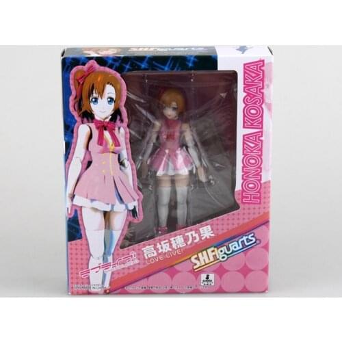 Anime Love Live! School Idol Project Kousaka Honoka Face Can Be Changeable PVC Action Figure Collectible Model Toys Gift 13CM