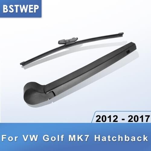 BSTWEP Rear Wiper & Arm for VW Golf MK7 Hatchback 2012 2013 2014 2015 2016 2017