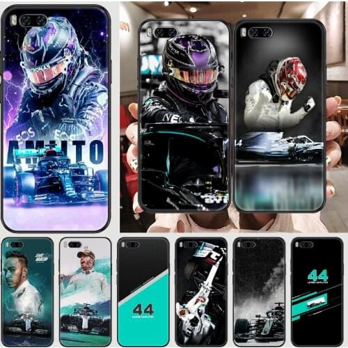 Racing racer Lewis Hamilton 44 Phone case For Xiaomi Mi Max Note 3 A2 A3 8 9 9T 10 Lite Pro Ultra black art cover fashion back