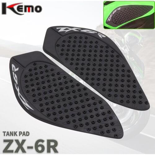 For Kawasaki ZX6R ZX 6R ZX-6R 2009-2015 2014 2013 2012 2011 Motorcycle Anti Slip Gas Oil Fuel Tank Pad Protector Decal Sticker