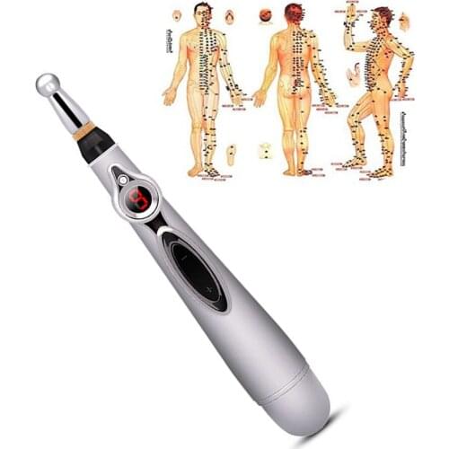 Electronic Acupuncture Pen Electric Meridians Laser Therapy Heal Massage Pen Meridian Energy Pen Relief Pain Tools for Face Care