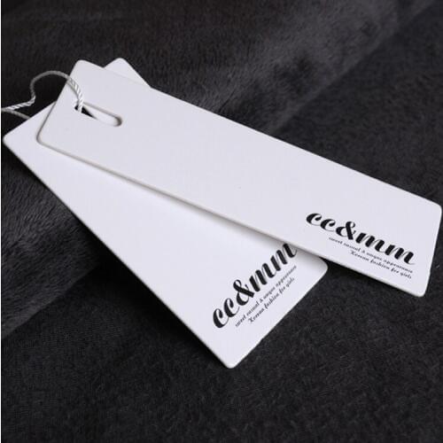 Customized die cut price tags for clothing printed swing hang tag labels for clothes brand logo tag for bag jewelry luggage