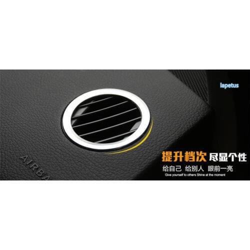 Lapetus For Mercedes-Benz ML X164 2013 2014 2015 ABS Side Air Conditioning AC Outlet Vent Decoration Frame Cover Trim 2 Piece