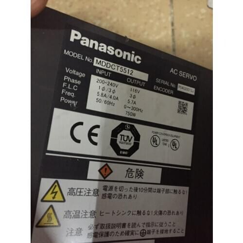 MDDCT5512 servo driver , used in good condition . 80% appearance new , good working , free shipping