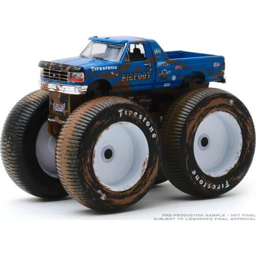 GreenLight cars 1:64 Bigfoot 5 - 1996 Fords F-250 Collection Metal Die-cast Simulation Model Cars Toys