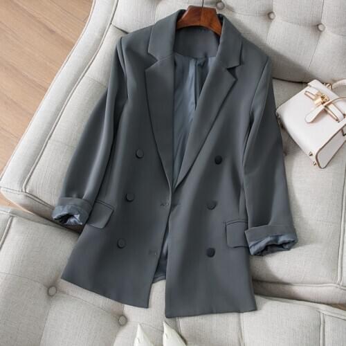 2021 Fashion Autumn Winter Women Work Wear Suitblazer Feminino Blazer Femme Coat Work Wear Coats
