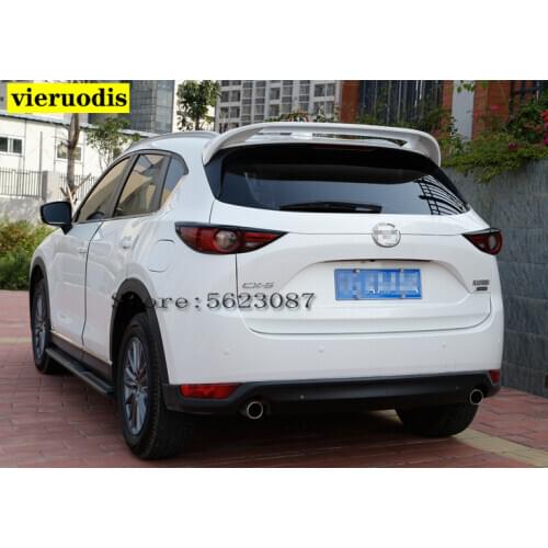 ABS Plastic Unpainted Color Rear Roof Spoiler Tail Trunk Boot Lip Wing Car Accessories Fit For Mazda CX-5 CX5 2017 2018