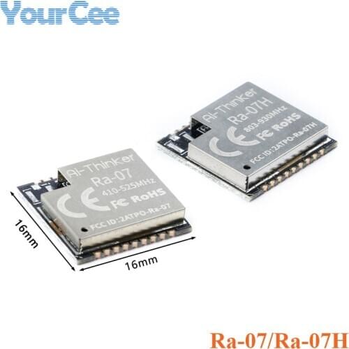Ra-07 Ra-07H WIFI Wireless Module LoRaWAN Low Power LoRa RF Module ASR6501 3.3V SMD18 UART GPIO I2C IIC PWM ADC SWD