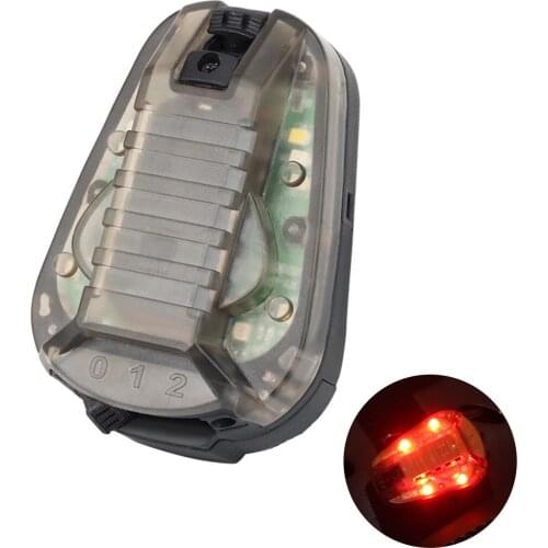 Tactical Multipurpose Helmets Strobe Light Waterproof Ladybird Lamp Survival Safety Flash Light For Camping Outdoor Survival Too