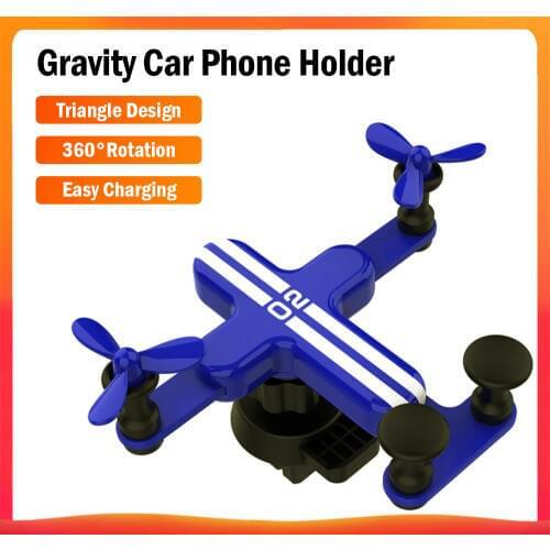 Universal Car Windshield Phone Holder Gravity Car Holder Phone Holder in Air Vent Clip Mount Stand for Smartphone car styling