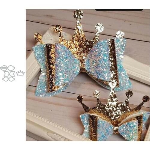 Die Cuts Crown Bow Metal Cutting Dies Scrapbooking Embossing Paper Craft Making