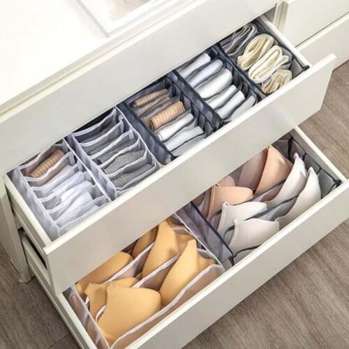 Underwear Bra Socks Panties Storage Boxes Cabinet Organizers Wardrobe Home Room Organization Drawer Divider Dormitory Save Space