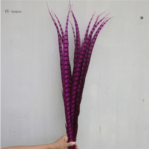 10pcs 32-36 inch/80-90cm rose Lady Amherst Pheasant Feather pheasant feathers for carnival party costumes cosplay decoration