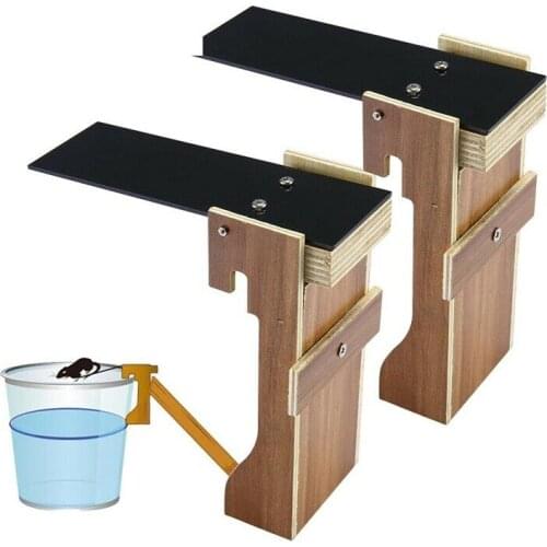 2 Pack Walk The Plank Mouse Trap, Auto Reset Live Catch Rat Trap Mice Rodent Control Catch