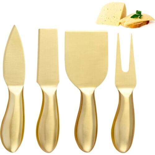 4pcs/set Cheese Cutter Knife Slicer Kit Kitchen Cheese Cutter Creative Kitchen Tools Chef Spatula Pan Cake Cheese Slicer