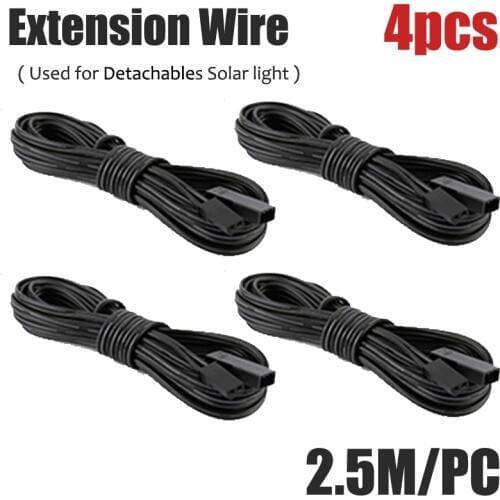A2 extended code wire for separate solar lamp and panel