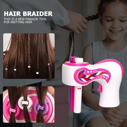 Automatic Hair Braider for Girls DIY Hairstyle Twist Braiding Electric Tool Automatic Hair Braider Fashion Hair Maker Styling